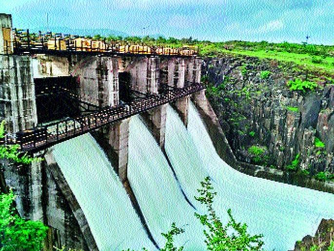 The last recess for agriculture from the Bhandardara dam is left | भंडारदरा धरणातून शेतीसाठी शेवटचे आवर्तन सोडले The last recess for agriculture from the Bhandardara dam is left | भंडारदरा धरणातून शेतीसाठी शेवटचे आवर्तन सोडले